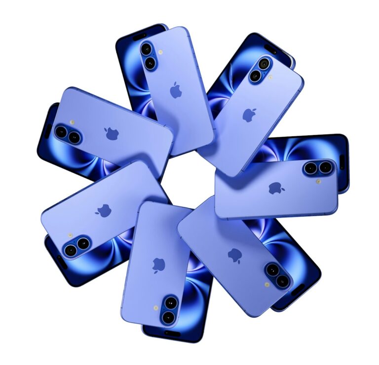 fioletowy iphone 16